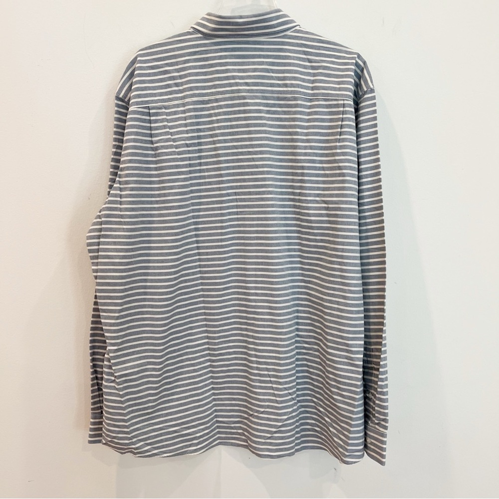 LL Bean Shirt Mens 2XL Wrinkle Free Ultrasoft Cotton Button Up Slightly Fitted - Picture 3 of 13